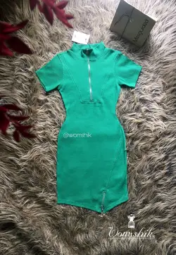 پیراهن کوتاه زیپ دار / MISSGUIDED کد 165