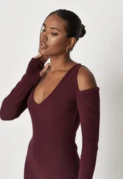 پیراهن کوتاه زرشکی / MISSGUIDED کد152