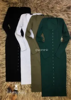 پیراهن ماکسی دکمه فشاری / MISSGUIDED کد 153