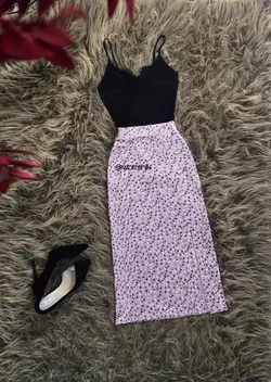 دامن طرح دار ZARA کد 251