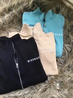 سوئیشرت زیپدار اورجینال/ MISSGUIDED کد 120