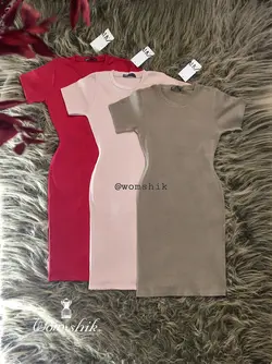 پیراهن یقه گرد ZARA کد 268