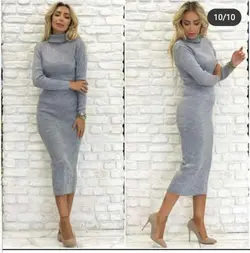 پیراهن ماکسی یقه اسکی ترک کد 159