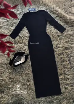پیراهن ماکسی مشکی وارداتی کد 223