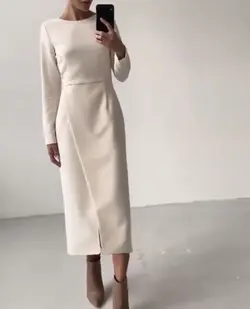 پیراهن ماکسی دامن ضربدری / MISSGUIDED کد 189