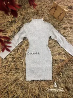 پیراهن کوتاه یقه ایستاده / BOOHOO کد 154