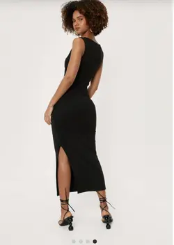 پیراهن ماکسی کبریتی ضربدری / NASTY GAL کد 162