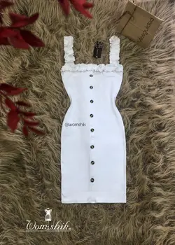 پیراهن عروسکی سفید / MISSGUIDED کد 182