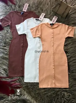 پیراهن دکمه دار کوتاه / MISSGUIDED کد 190