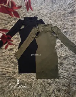پیراهن سرشانه باز ترک کد 274