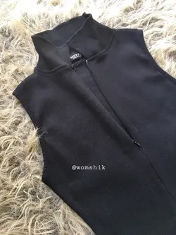 پیراهن زیپ دار مشکی NASTY GAL کد 277
