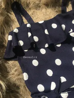 پیراهن ترک خالدار کد 244