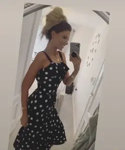 پیراهن ترک خالدار کد 244