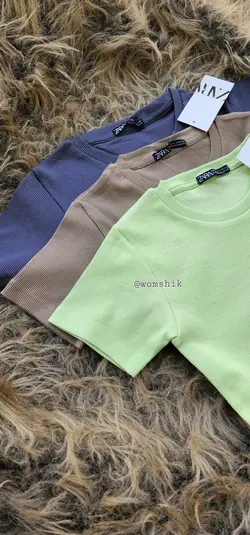 پیراهن یقه گرد ZARA کد 303