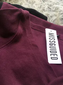 پیراهن آستین بلند ضربدری MISSGUIDED کد 258