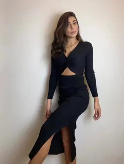 پیراهن آستین بلند ضربدری MISSGUIDED کد 258