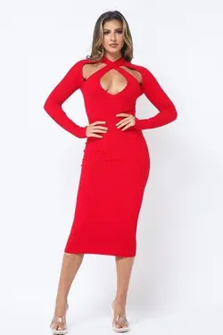 پیراهن قرمز MISSGUIDED کد 330