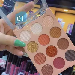 پالت سایه 12 رنگ گلدن مود Golden Mood