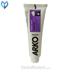 خمیر اصلاح آرکو مدل Sensitive برای پوست حساس 100 گرم - فروشگاه اینترنتی یاسین مارکت