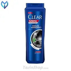 شامپو مردانه کلیر مدل Yogun Arindirici ضد شوره و پاک کننده عمیق با ترکیبات زغال فعال حجم 600 میلی لیتر - فروشگاه اینترنتی یاسین مارکت
