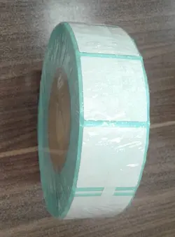 لیبل دزدگیر سفید ۴*۴ آبی درجه یک