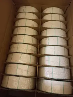 لیبل دزدگیر سفید ۴*۴ آبی درجه یک