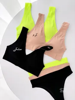 ست شورت و نیم تنه اسپرت ورزشی کبریتی کد 25072