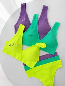 ست شورت و نیم تنه اسپرت ورزشی کبریتی کد 25072
