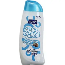 شامپو بدن هوبی با رایحه مارشمالو نارگیلی 500 میل لیتر