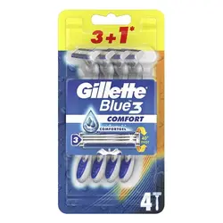 خودتراش ژیلت Blue3 بسته 4 عددی