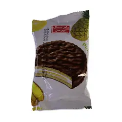 بیسکویت روکش کاکائو با طعم آناناس شیرین عسل - 22 گرم