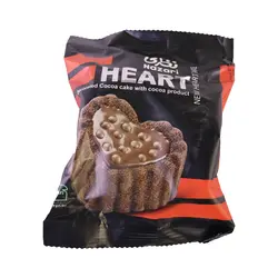 کیک قلبی کاکائویی نظری 65 گرمی