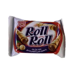 ویفر رول رول ساده با مغز کرم فندقی نادری 40 گرمی