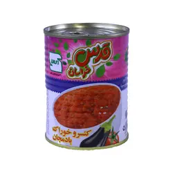 کنسرو خوراک بادمجان قدس خراسان