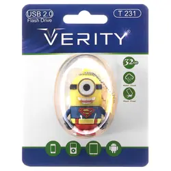 فلش مموری verity ظرفیت 32 گیگ مدل T231