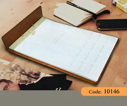 تقویم چوب زیردستی منشی مدل سپیدار کد 10146