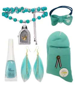 ست ساعت و اکسسوری دخترانه مدل جانا