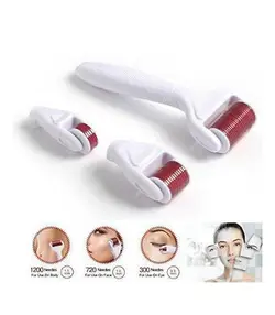 درمارولر سه در یک تیتانیومی derma roller 3in1