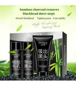 پک از بین برنده ی جوش صورت زغال بامبو بیوآکواBIOAQUA