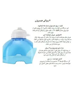 دستگاه ماسک هیدروژن اکسیژن به همراه بخور اوزون و نوردرمانی برند سایان 1 سال گارانتی