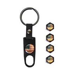 ست سرکلیدی و سر والف خودرو طرح پرچم آمریکا کد 0553 | زینو اسپرت