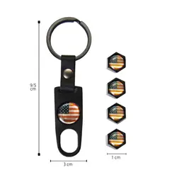 ست سرکلیدی و سر والف خودرو طرح پرچم آمریکا کد 0553 | زینو اسپرت