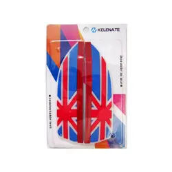 ابرویی آینه بغل طرح پرچم انگلیس کد 0014 مجموعه 2 عددی | زینو اسپرت