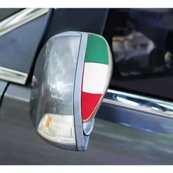 ابرویی آینه بغل طرح پرچم ایتالیا کد 0110 مجموعه 2 عددی | زینو اسپرت