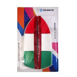 ابرویی آینه بغل طرح پرچم ایتالیا کد 0110 مجموعه 2 عددی | زینو اسپرت