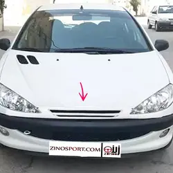 جلو پنجره طرح تک خط مناسب پژو 206 صندوقدار (SD) کد 0103 | زینو اسپرت
