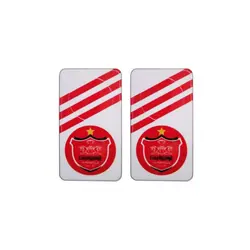 برچسب دور قفل خودرو طرح پرسپولیس کد 0022 | زینو اسپرت