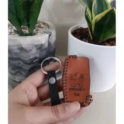 کاور ریموت چرمی سه دکمه پژو پارس TU5 کد 0119 | زینو اسپرت