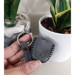 کاور ریموت چرمی دو دکمه پژو پارس TU5 کد 0114 | زینو اسپرت