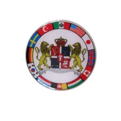 برچسب خودرو طرح 12 پرچم و شیر